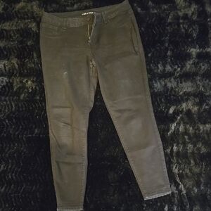 Women's Faded Black Jeans XL Long